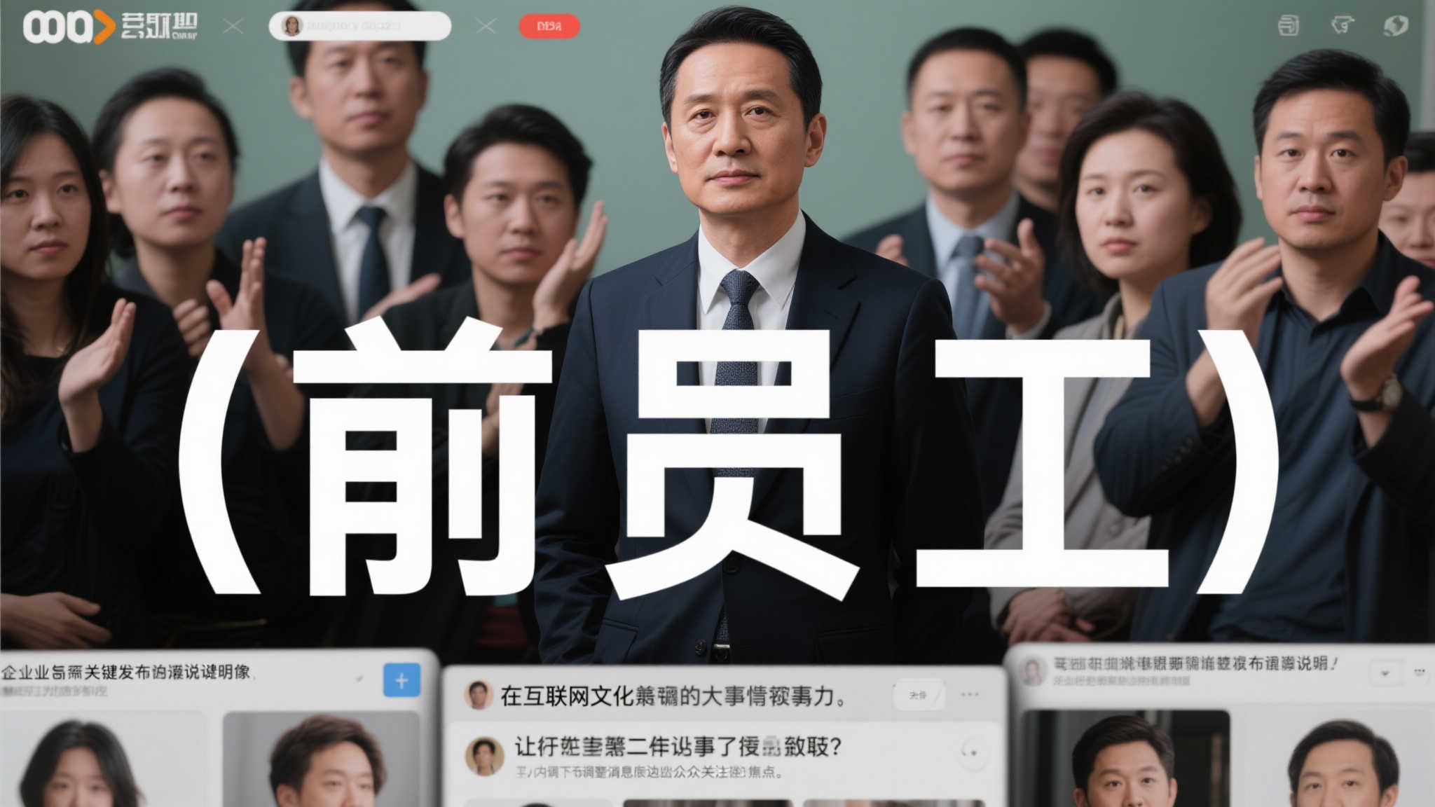 棒鸡艺术总监情绪低落宣读声明，网友调侃：下一个离职的就是你？